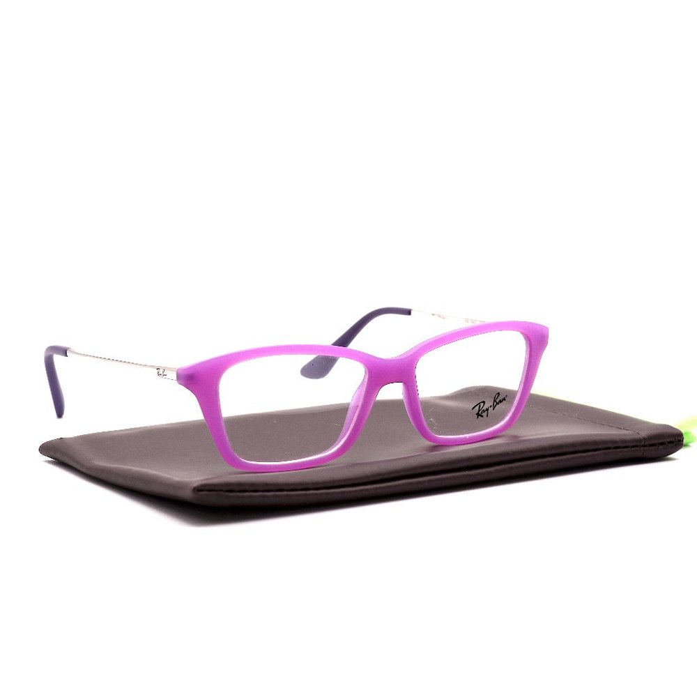 RAY-BAN JUNIOR RB1540 3620 VIOLET MATTE EYEGLASSES AUTHENTIC FRAME 46-14 - Picture 5 of 7